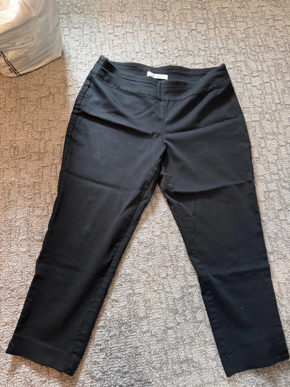 croft & barrow Black Petite Stretch Pants